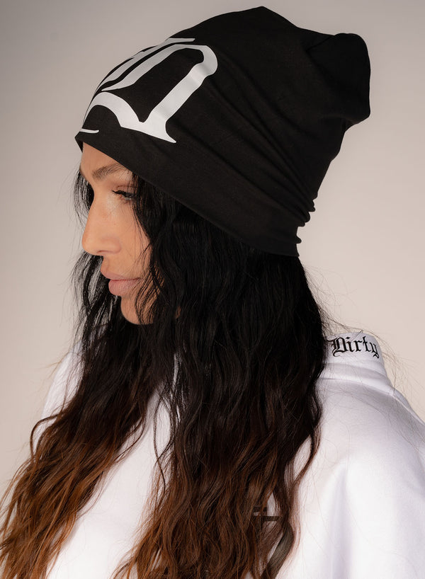 D Beanie, Black