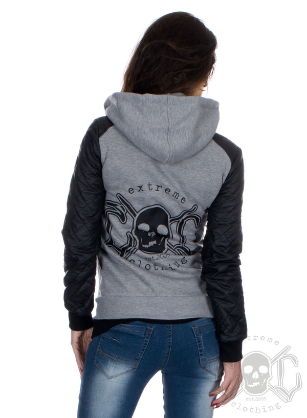 eXc - Black/Grey women Hoodie