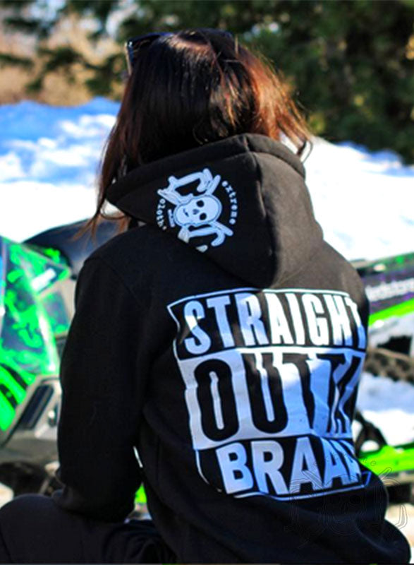 eXc - S O Braaap Girly Zip Hoodie