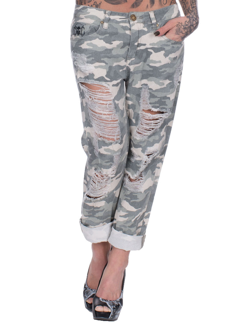 eXc Scratched Army Pants