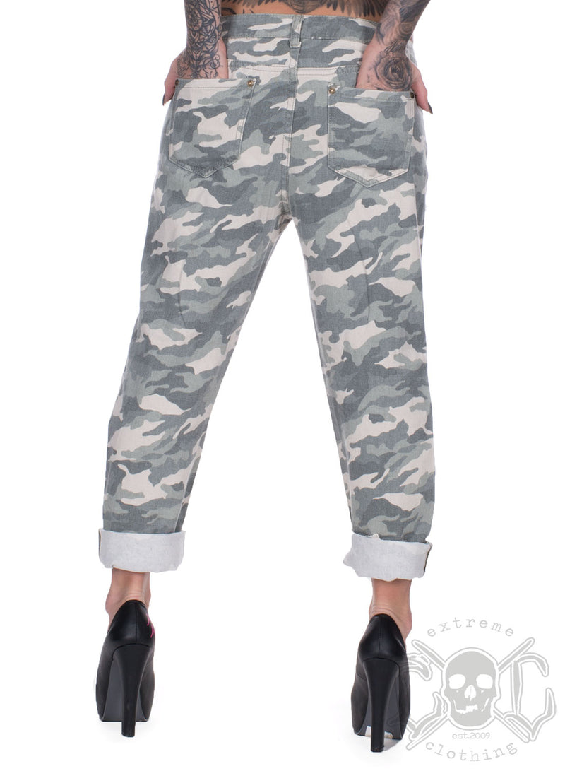 eXc Scratched Army Pants