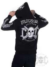 eXc King Hoodie, B/W