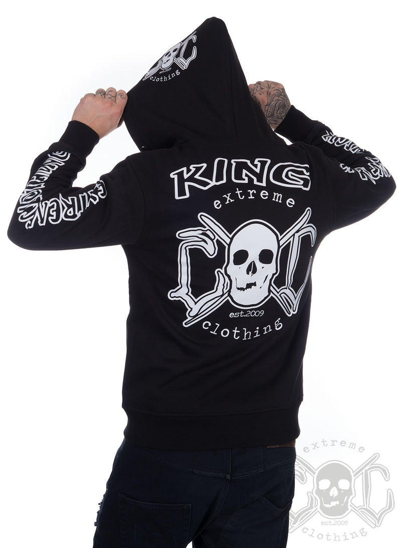 eXc King Hoodie, B/W