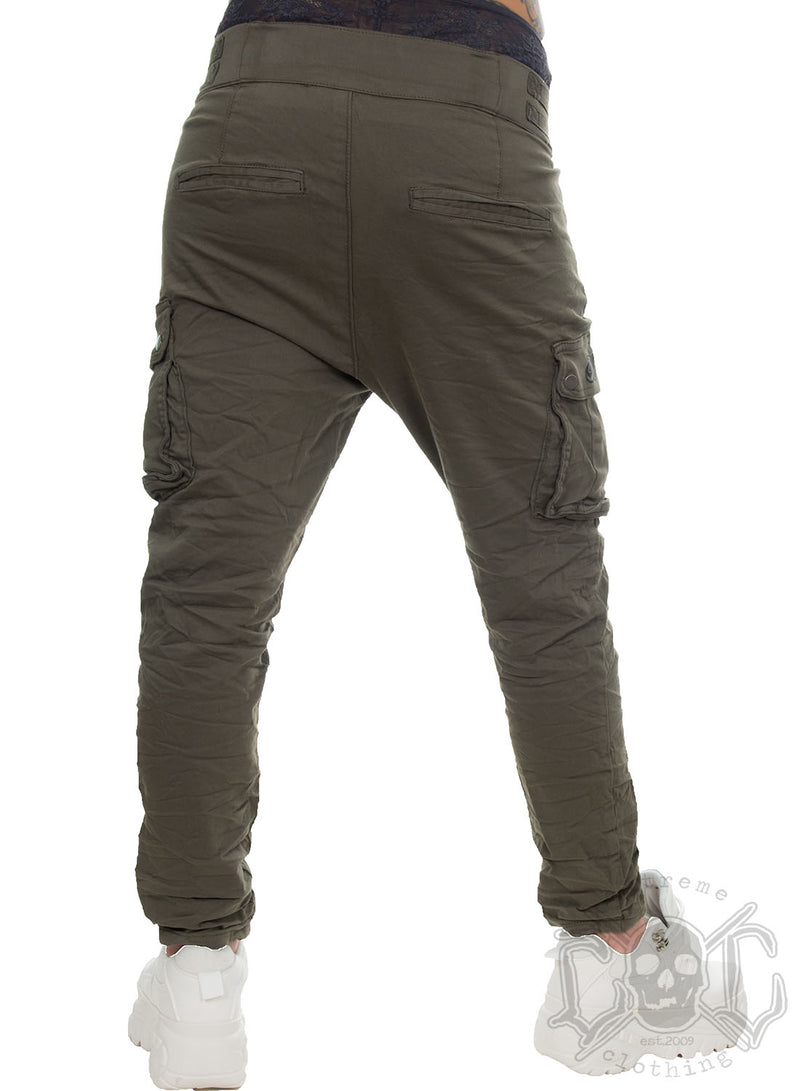 eXc Baggy Cargo Pants, Army