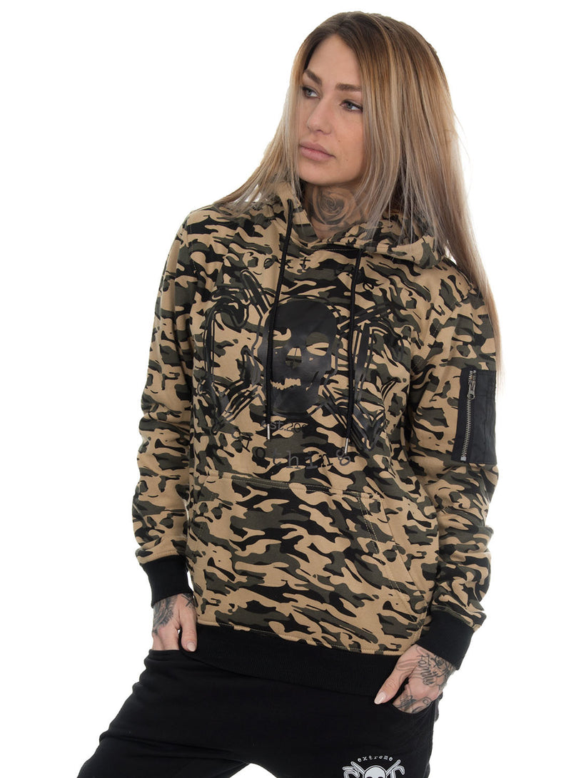 eXc - Bomber Camo Hoodie, Unisex