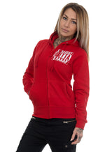 eXc - S O Braaap Girly Zip Hoodie, red