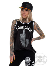 eXc - Your Crew Unisex Mesh Tank, Black