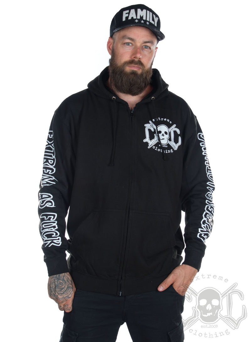 eXc E A F Herr Zip Hoodie