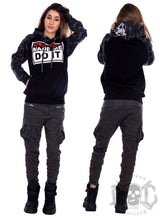 eXc - Made me Do It Black N Camo Hoodie, Unisex