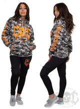 eXc - E A F Unisex SnowCamo Hoodie, Orange