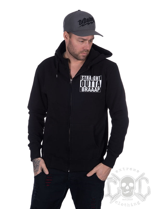 eXc S O Braaap Men Zip Hoodie