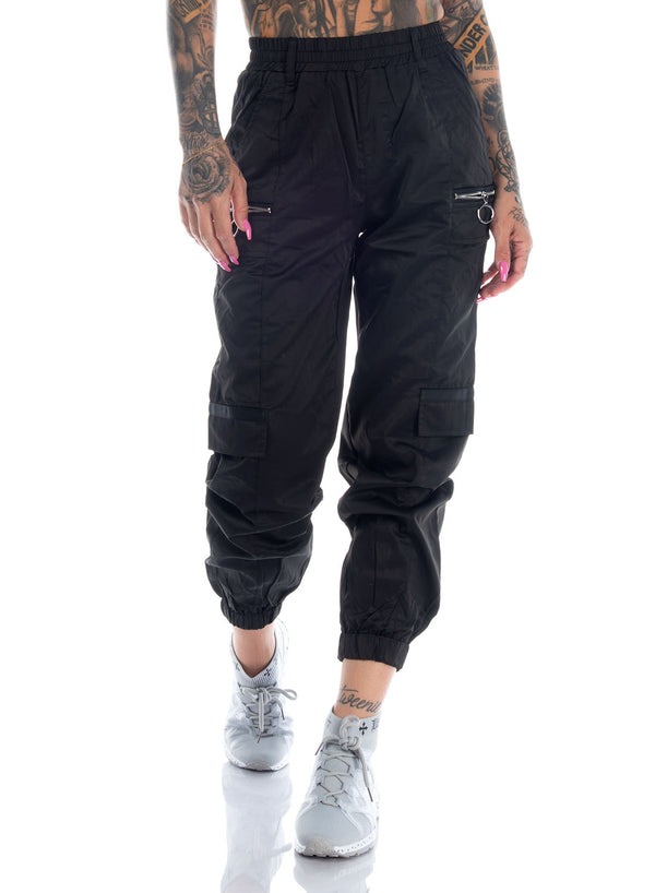 Shiny Cargo Pants