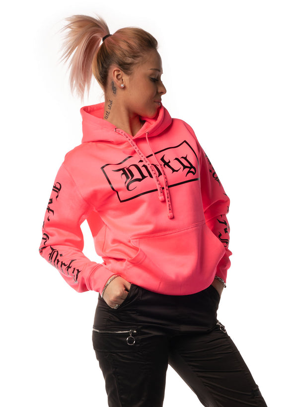 BF Hoodie, Neon Pink