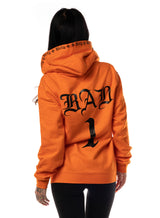 Bad 1 BF Zip Hoodie, Orange