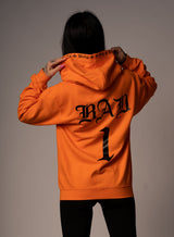 Bad 1 BF Zip Hoodie, Orange