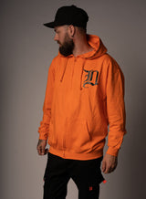 Bad 1 Men Zip Hoodie, Orange